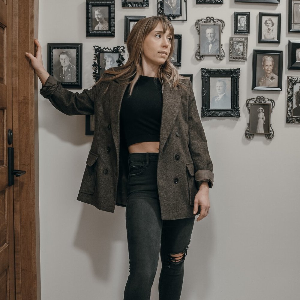 Herringbone Blazer